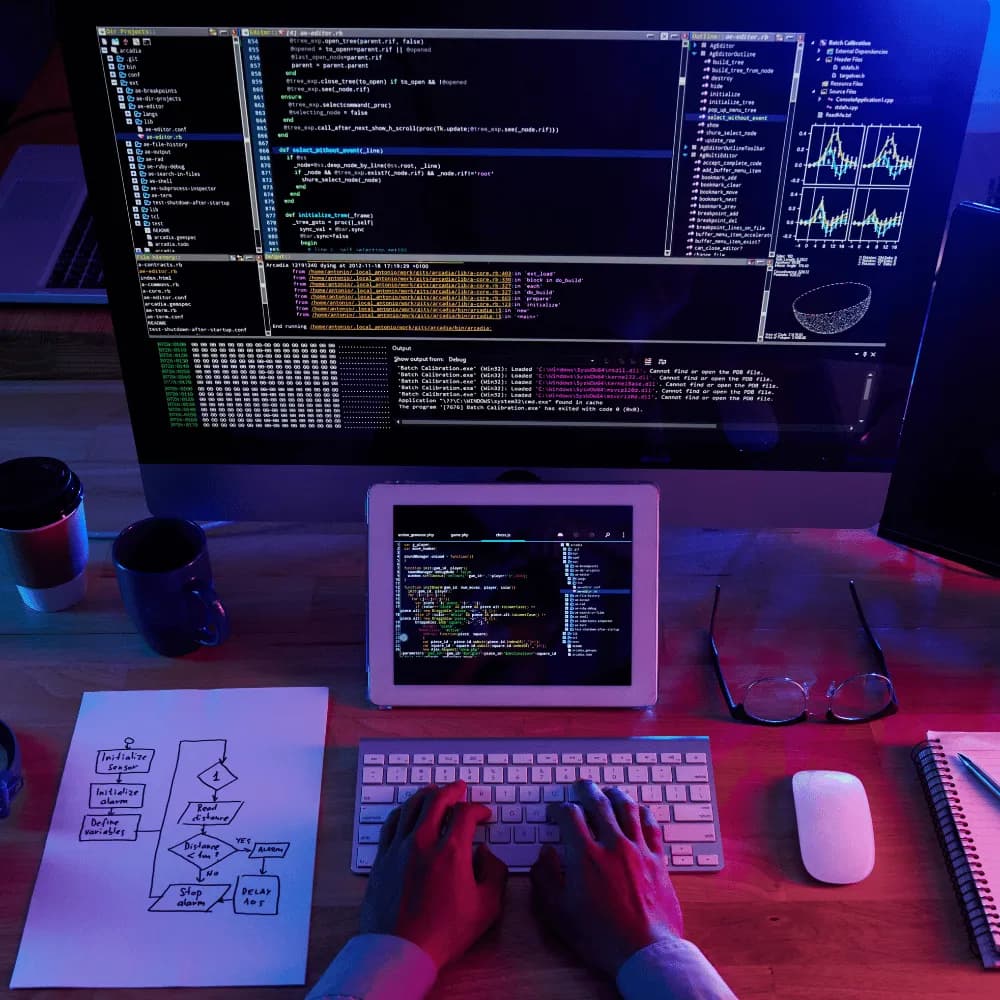 Software development illustration